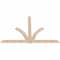 Ekena Millwork Redmond Smooth Timber Gable Bracket, Douglas Fir, 96"W x 64"H x 1 1/2"D x 5 1/2"F, 16/12 Pitch GBW096X64X0206RED00SDF - alternate 2